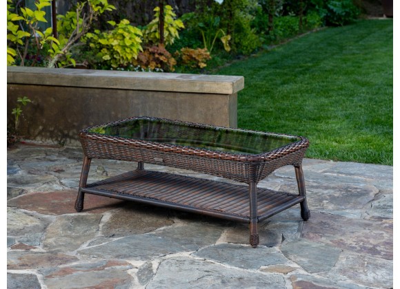 Tortuga Outdoor Sea Pines Coffee Table- Tortoise
