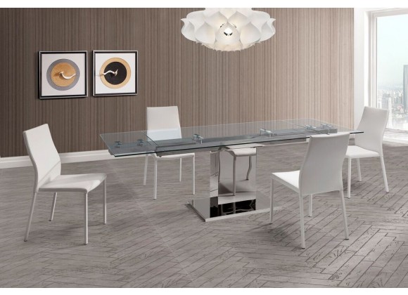 Slim Extendable Dining Table - Lifestyle