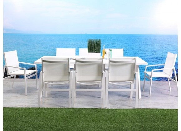 Whiteline Modern Living Rio Indoor / Outdoor Dining Table