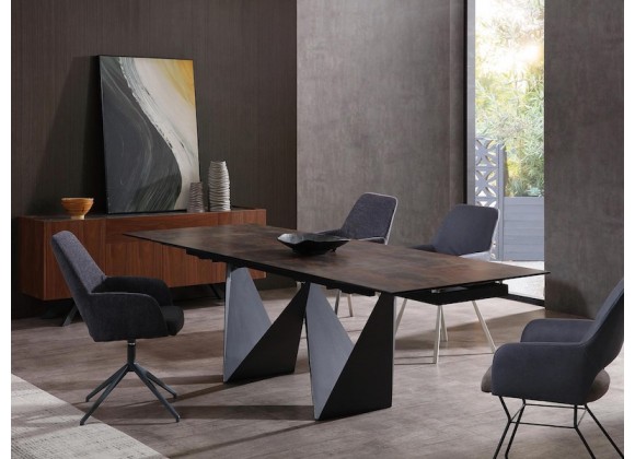 Whiteline Modern Living Jack Extendable Dining Table