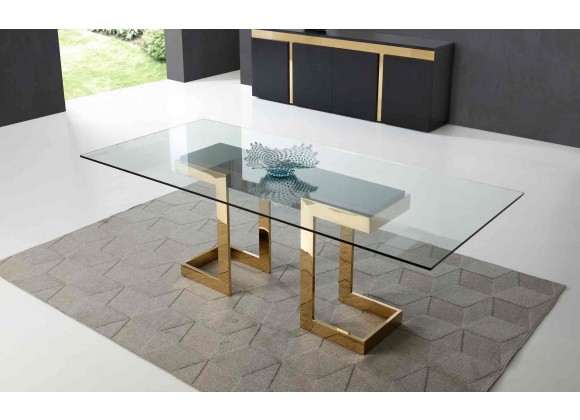 Whiteline Modern Living Sumo Rectangle Dining Table - Lifestyle