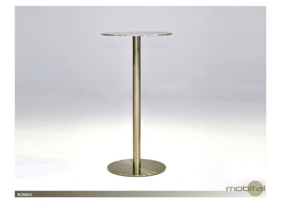 Maldives Bar Table White with Grey Epoxy Cement Base