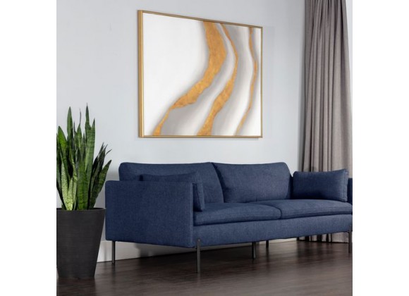 Sunpan Perkins Sofa Belfast Navy / Merino Cotton - Lifestyle