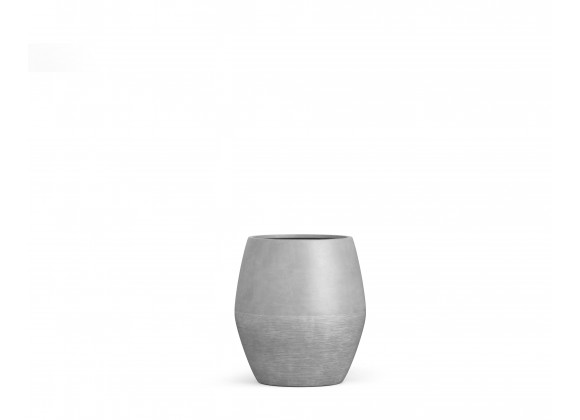 Azzurro Living Durban 11" Pot In Asteroid Concrete