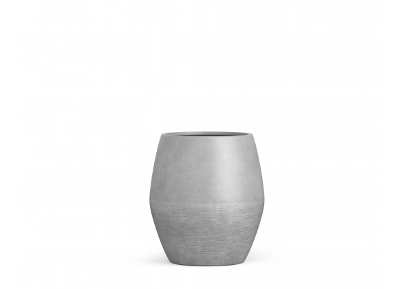 Azzurro Living Durban 16" Pot In Asteroid Concrete
