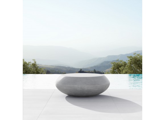 Azzurro Living Durban Coffee Table In Asteroid Concrete - Lifestyle