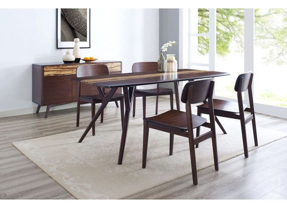 Greenington Azara Dining Table, Sable, Lifestyle