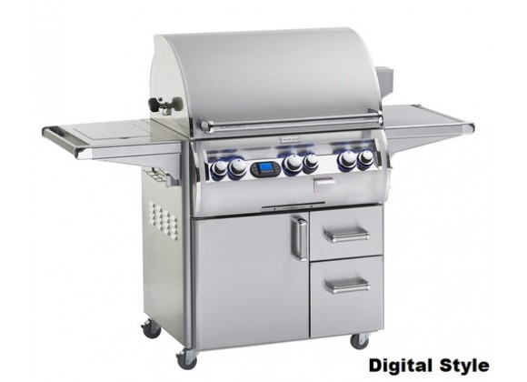 Fire Magic Echelon Diamond E660s Grill w/Flush Mounted Single Side Burner