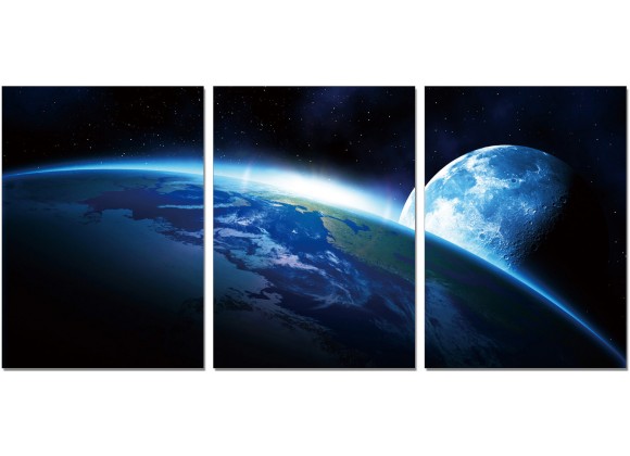 J&M Furniture Acrylic Wall Art Earth | SH-71880ABC