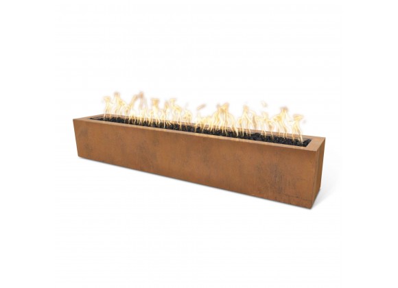 The Outdoor Plus Eaves Corten Steel Fire Pit