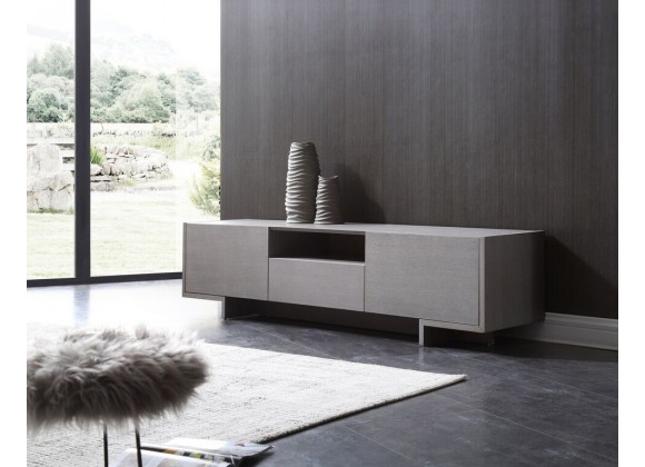 Noah Tv Unit In In Dark Grey Oak Veneer - Lifestyle