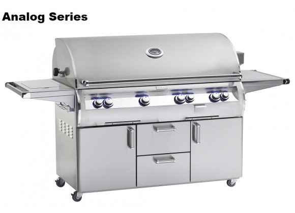 Fire Magic Echelon Diamond Cabinet Grill W/Flush Mounted Single Burner