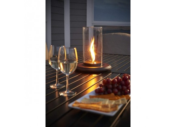 Outdoor Greatroom Company Intrigue TableTop Fire Feature Mounts - Lifestyle