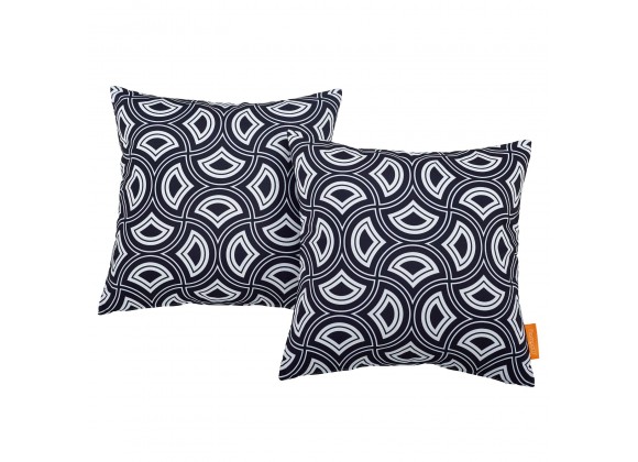 Modway Outdoor Patio Single Pillow in Mask - Set in Front Angle