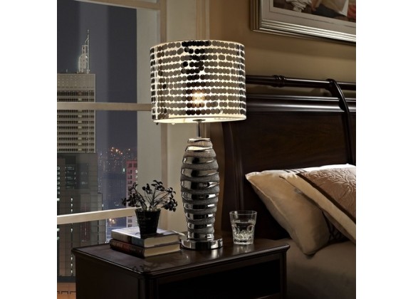 Modway Sparkle Table Lamp in Silver