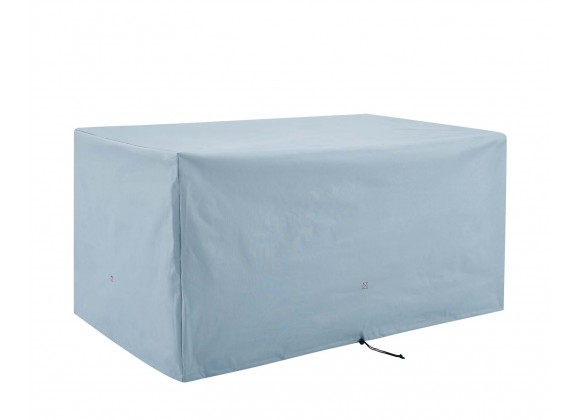Modway Conway Outdoor Patio Furniture Cover - Gray - Front Side Angle