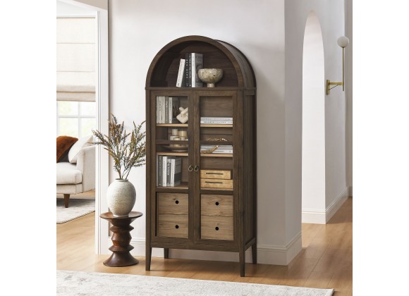Modway Nolan Tall Arched Storage Display Cabinet 1