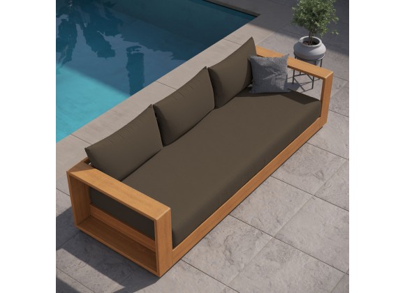 Modway Tahoe Outdoor Patio Acacia Wood Sofa Top