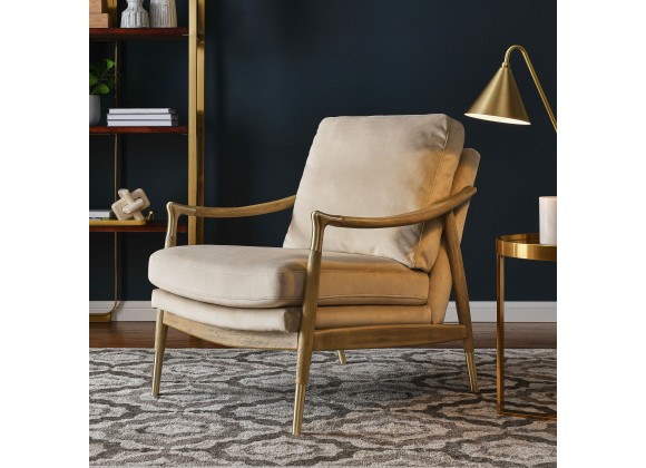 Modway Langford Performance Velvet Accent Armchair 9