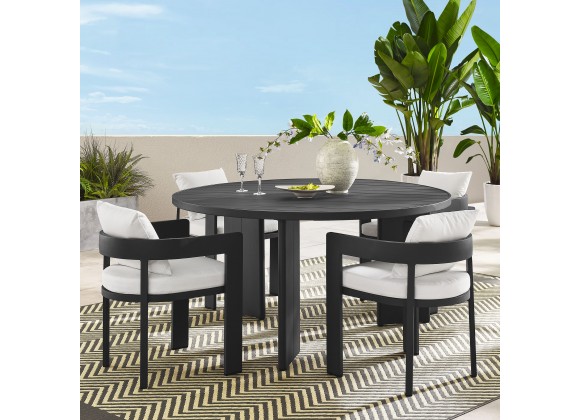 Modway Tahoe 5-Piece Outdoor Patio Aluminum Dining Set 1
