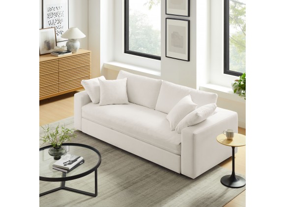 Modway Commix Down Filled Overstuffed Sleeper Sofa White 6