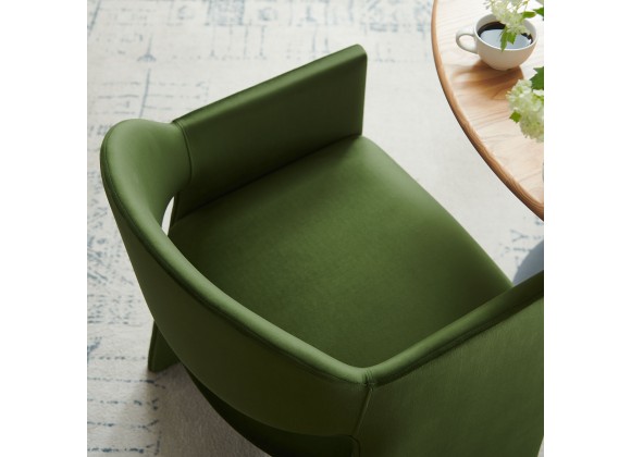 Modway Talia Performance Velvet Dining Armchair Green top