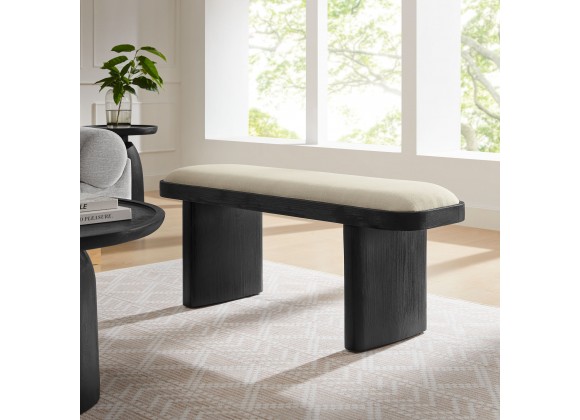 Modway Iver 43" Upholstered Wood Accent Bench