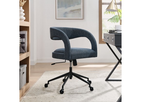 Modway Pinnacle Upholstered Office Chair Blue