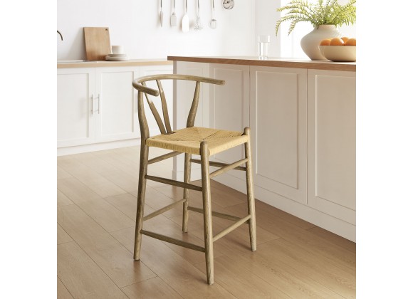 Modway Amish Wood Counter Stool