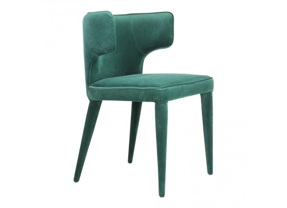 Moe's Home Collection Jennaya Dining Chair Green - Angled