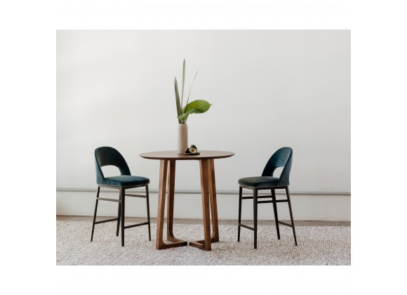 Moe's Home Collection Roger Counter Stool in Teal - Lifestyle