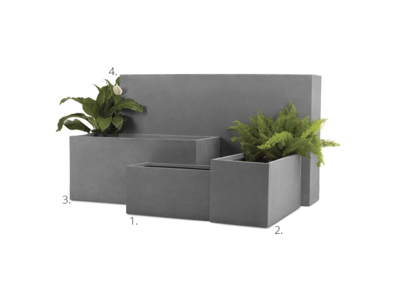 Source Furniture Elements Concrete Planter ( Rectangular) All Style