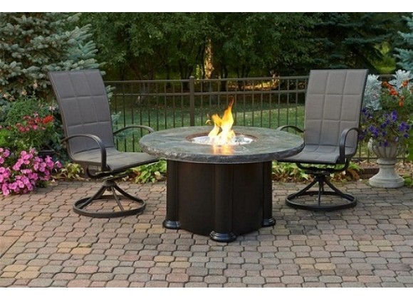 Outdoor Greatroom Company Empire Dining Chairs - Set of 2 - Lifestyle