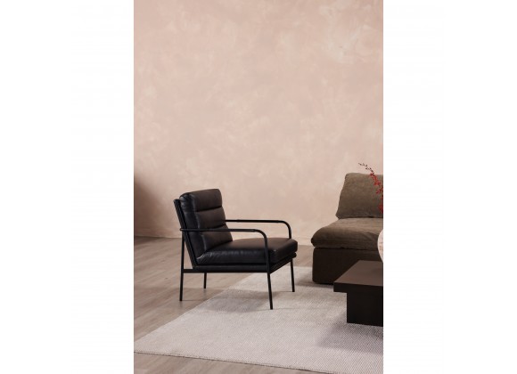 Moe's Home Collection Verlaine Chair Raven Black - Lifestyle