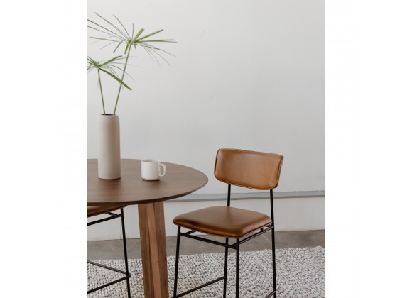 Moe's Home Collection Sailor Bar Stool, Brown - Lifestyle