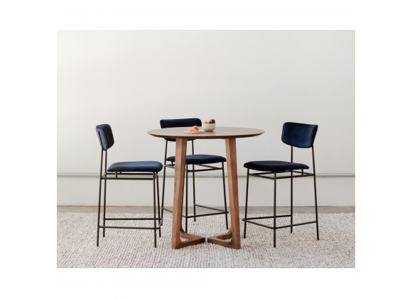 Moe's Home Collection Sailor Counter Stool - Blue - Lifestyle