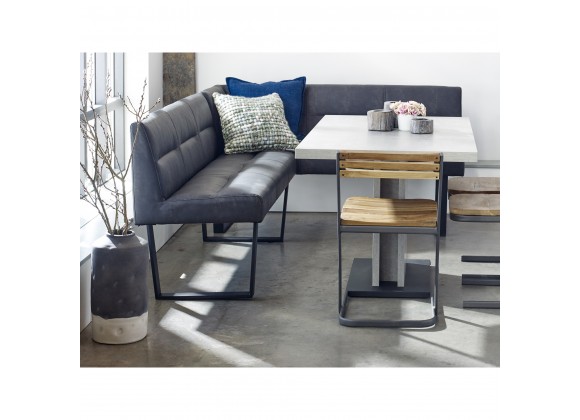 Moe's Home Collection Hanlon Corner Bench - Dark Grey - Lifestyle