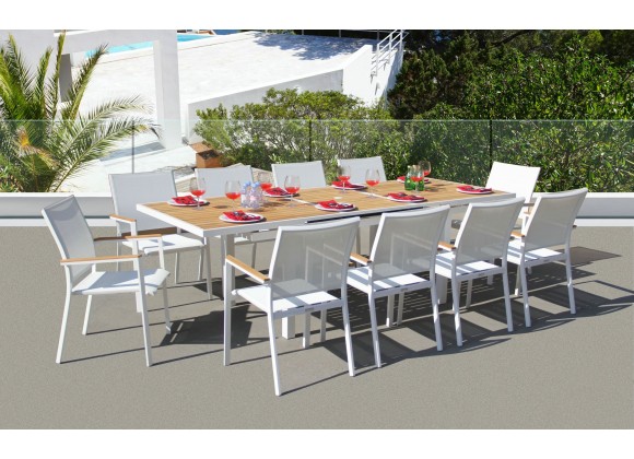 Bellini Home and Garden Essence 11 pc Dining Set - Lifestyle