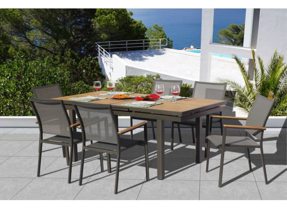 Bellini Home and Garden Essence 7 Pc Dining Set - Lifestyle