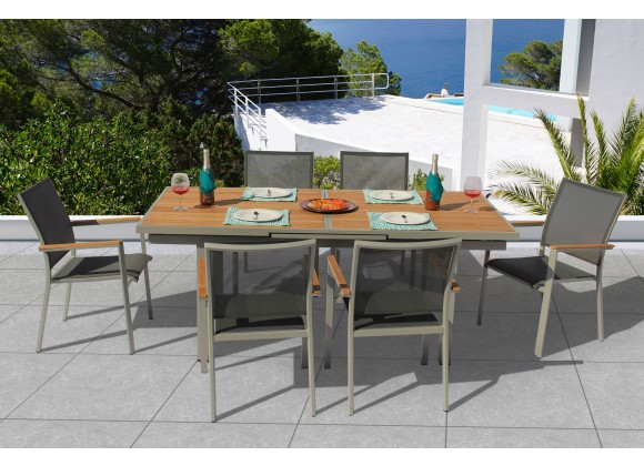 Bellini Home and Garden Essence 7 Pc Dining Set - Lifestyle