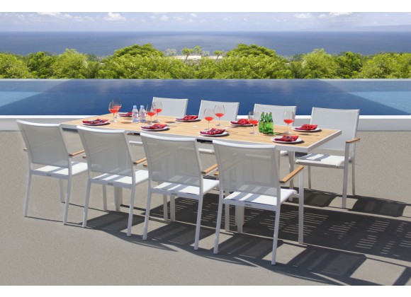 Bellini Home and Garden Essence 9pc Dining Set - Lifestyle