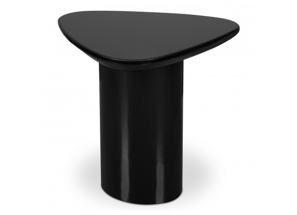 Moe's Home Collection Eden Accent Table, Black Lacquer - Front Side Angle