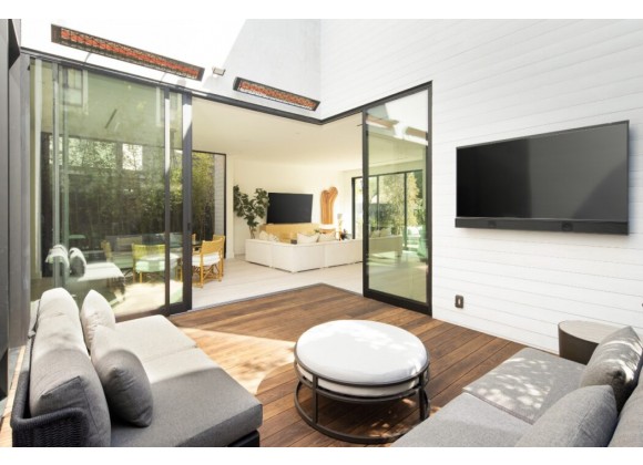 Infratech C- Series 304 Stainless Steel Patio Heater in 2500W / 3000 / 4000W - Lifestyle