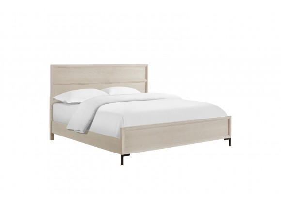 Alpine Furniture Bradley California King Platform Bed - Angled