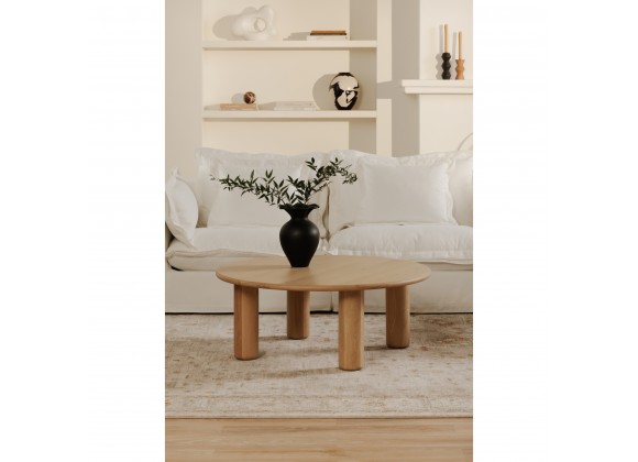 Moe's Home Collection Milo Coffee Table, Oak - Lifestyle