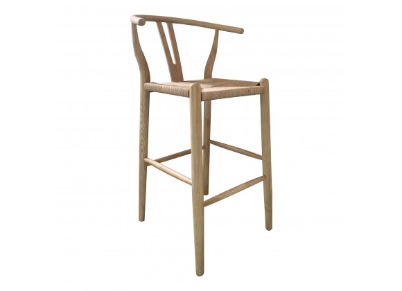 Ventana Counterstool Natural - Front Side Angle