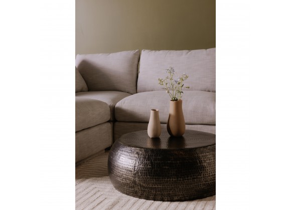 Moe's Home Collection Tabla Coffee Table - Antique Zinc - Lifestyle