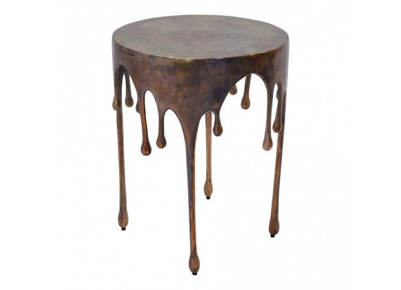 Moe's Home Collection Copperworks Accent Table - Front Angle