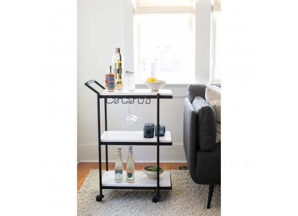 Moe's Home Collection After Hours Bar Cart - Lifestyle