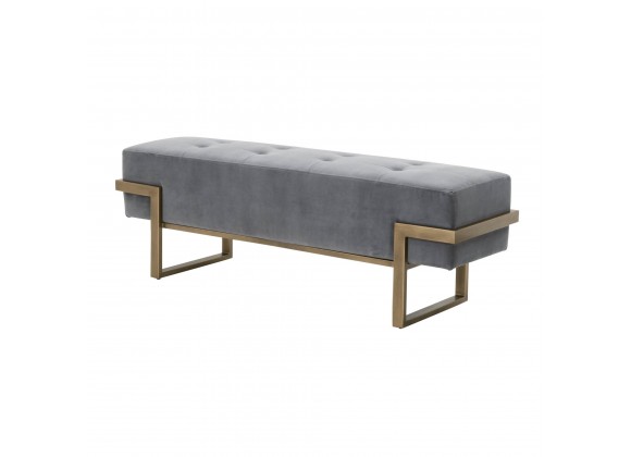 Essentials For Living Fiona Upholstered Bench - Front Side Angle